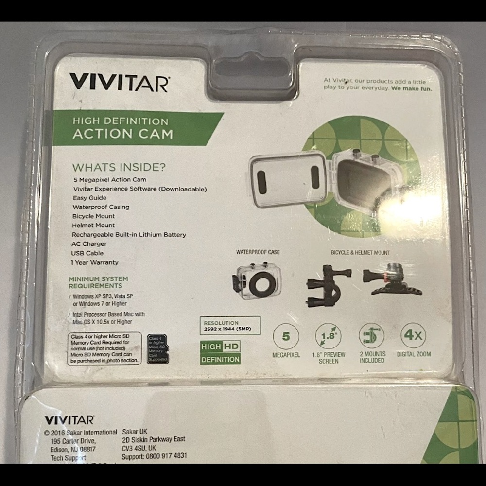Vivitar High Definition Sports Action Camera DVR783HD